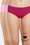 Zivame Low Rise Full Coverage Hipster Panty (Pack of 3) - Multicolor — thumbnail 1
